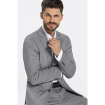Herren-Jerseysakko RF Modell 1139 glencheck hellgrau Gr. 56