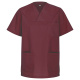 Schlupfkasack OP-Kasack bordeaux 7XL