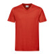 Workwear T-Shirt V-Neck rot 4XL