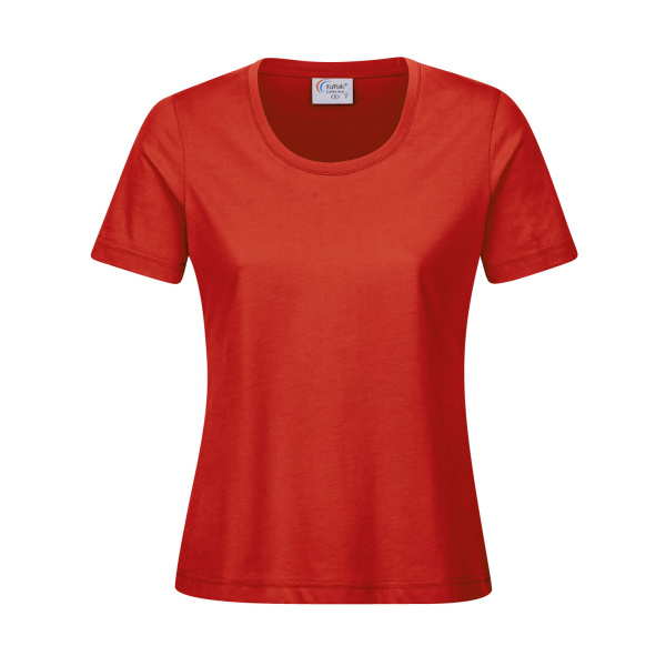 Damen Workwear T-Shirt Rundhals rot 3XL
