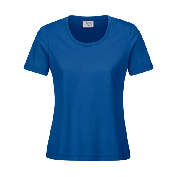 Damen Workwear T-Shirt Rundhals royalblau M