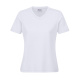 Damen Workwear T-Shirt V-Neck weiß 4XL
