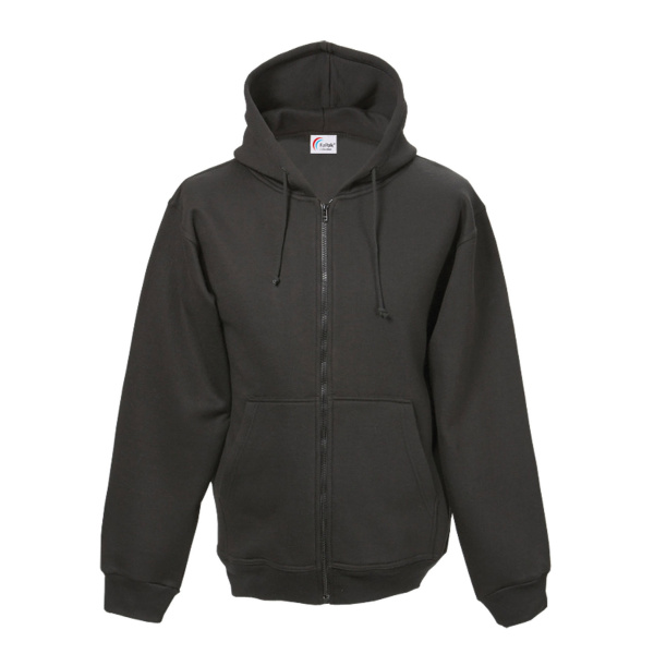 Kapuzen-Sweat-Jacke / Hooded-Sweat-Jacket schwarz XXL