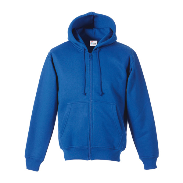 Kapuzen-Sweat-Jacke / Hooded-Sweat-Jacket royalblau M