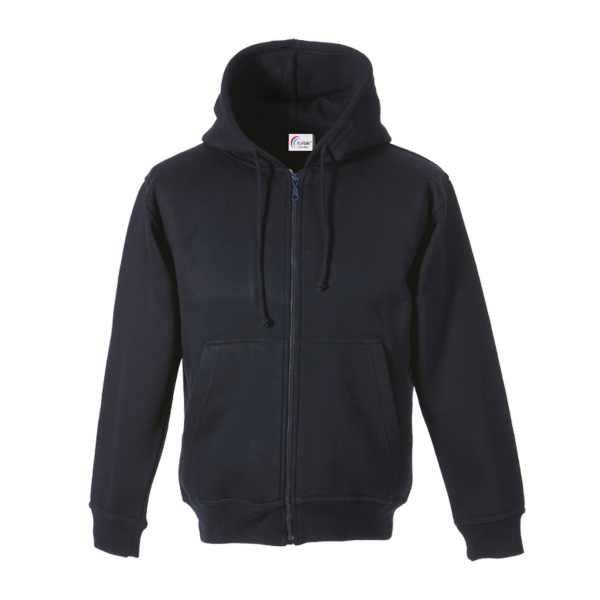 Kapuzen-Sweat-Jacke / Hooded-Sweat-Jacket marine M