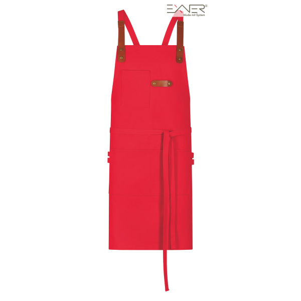 Latzschürze Canvas Modell 285 rot