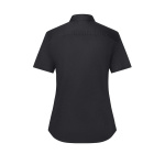 Kurzarm Damenbluse Stretch in Modern-Fit BF15 schwarz XL
