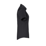 Kurzarm Damenbluse Stretch in Modern-Fit BF15 schwarz XL