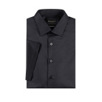 Kurzarm Damenbluse Stretch in Modern-Fit BF15 schwarz XL