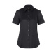 Kurzarm Damenbluse Stretch in Modern-Fit BF15 schwarz XL
