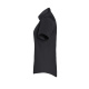 Kurzarm Damenbluse Stretch in Modern-Fit BF15 schwarz XL