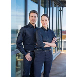 Damenbluse Stretch mit 3/4-Ärmeln in Modern-Fit BF18 schwarz L