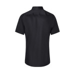 Kurzarm Herrenhemd Stretch in Slim-Fit BM14 schwarz 3XL