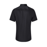 Kurzarm Herrenhemd Stretch in Slim-Fit BM14 schwarz S