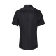 Kurzarm Herrenhemd Stretch in Slim-Fit BM14 schwarz S