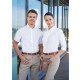 Kurzarm Herrenhemd Stretch in Slim-Fit BM14 weiß 3XL