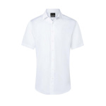 Kurzarm Herrenhemd Stretch in Slim-Fit BM14 weiß S