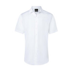 Kurzarm Herrenhemd Stretch in Slim-Fit BM14 weiß XL