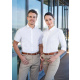 Kurzarm Herrenhemd Stretch in Slim-Fit BM14 weiß XL