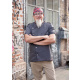 Kurzarm Kochjacke Denim-Style ROCK CHEF®-Stage2 RCJM19 vintage black 60