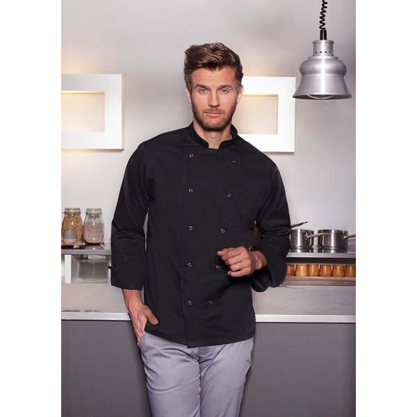 Kochjacke Basic BJM2 schwarz 5XL