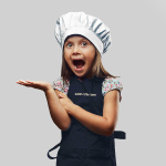 Kinder Kochmütze Modell 123 weiß