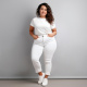 Damen Jeans "Curvy" Modell 608 weiß