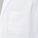Unisex Mantel Laborkittel mit Druckknöpfen weiß XL
