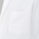 Unisex Mantel Laborkittel mit Druckknöpfen weiß XL