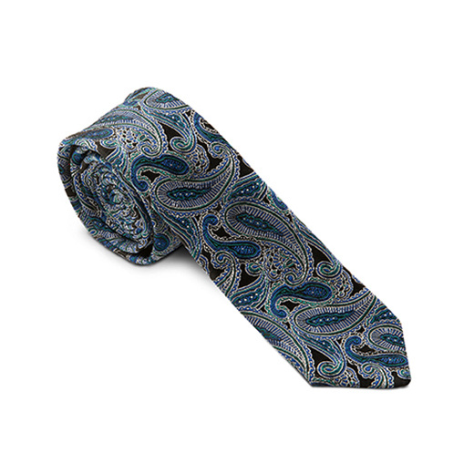 dunkelblau Paisley