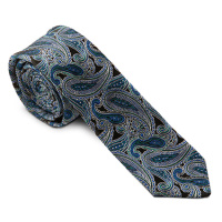 dunkelblau Paisley