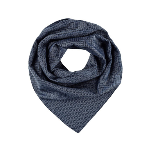 blau gemustert