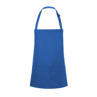 Kurze Latzschürze Basic mit Schnalle und Tasche Modell BLS6 75 x 60 cm