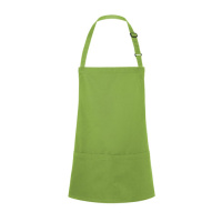 Kurze Latzschürze Basic mit Schnalle und Tasche Modell BLS6 75 x 60 cm