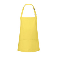 Kurze Latzschürze Basic mit Schnalle und Tasche Modell BLS6 75 x 60 cm