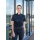 Kurzarm Damenbluse Stretch in Modern-Fit BF15