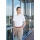 Kurzarm Damenbluse Stretch in Modern-Fit BF15