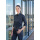 Damenbluse Stretch mit 3/4-Ärmeln in Slim-Fit BF17