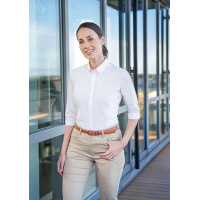 Damenbluse Stretch mit 3/4-Ärmeln in Slim-Fit BF17