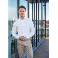 Langarm Herrenhemd Stretch in Modern-Fit BM12