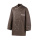 Kochjacke Modell 210, braun/sand Paspellierung