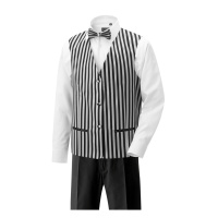 Blockstreifen schwarz/silber